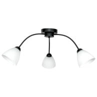 LAMPA WISZĄCA SUFITOWA ŻYRANDOL DO SYPIALNI KLOSZ BIAŁY ELEGANCKA 3xE27 15-312 JAGNA
