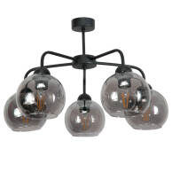 Plafon sufitowy industrialny loft czarny ROGER 13-780
