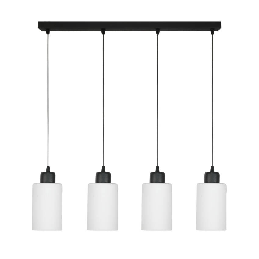 LAMPA WISZĄCA SUFITOWA ZWIS TUBA LISTWA KLOSZ BIAŁY INDUSTRIALNA LED 3xE27 LOYD BIANCO 15-061