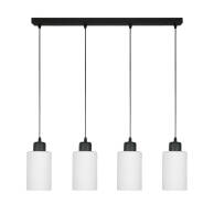 LAMPA WISZĄCA SUFITOWA ZWIS TUBA LISTWA KLOSZ BIAŁY INDUSTRIALNA LED 3xE27 LOYD BIANCO 15-061