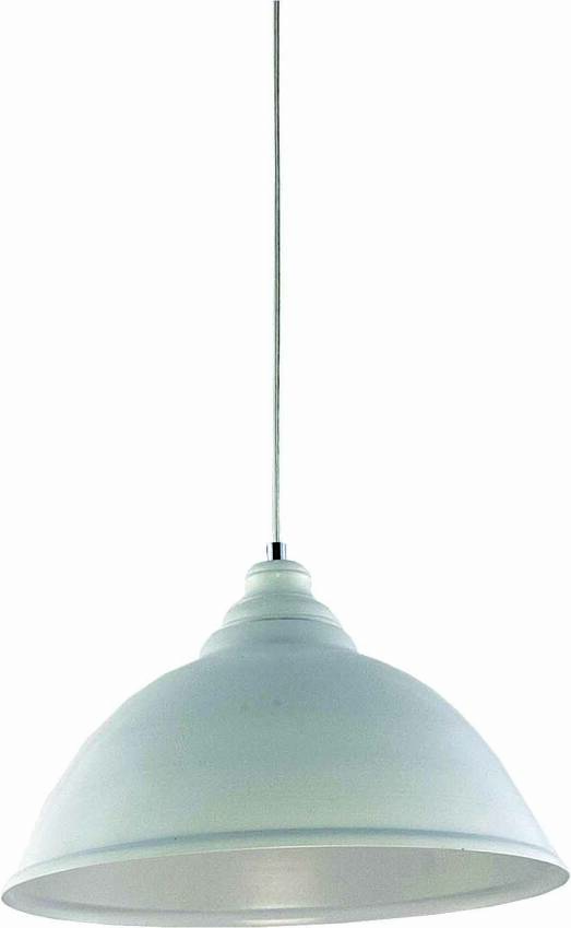 Lampa wisząca sufitowa industrialna loft biała GARY 0-165