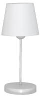 Lampa stołowa biała  z abażurem RUTH BIANCO 12-226