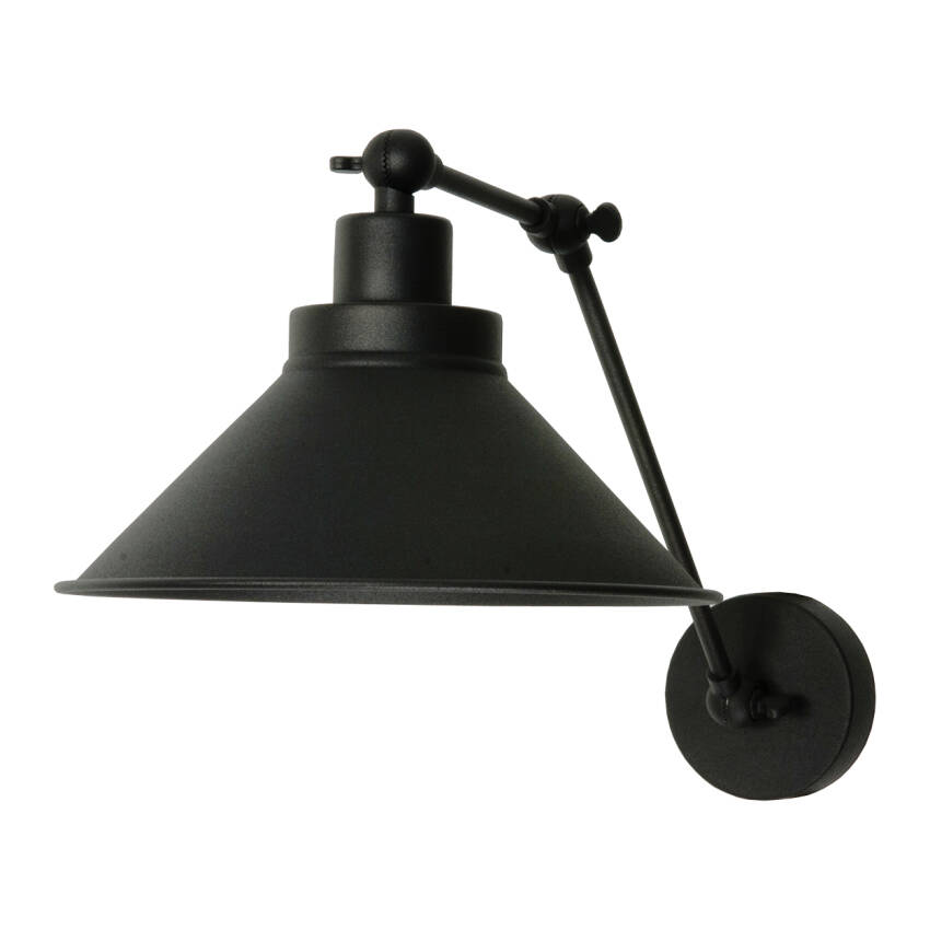 KINKIET ŚCIENNY DO SYPIALNI LED LOFT INDUSTRIALNY METALOWY KLOSZ 1xE27 COROLLA 13-333