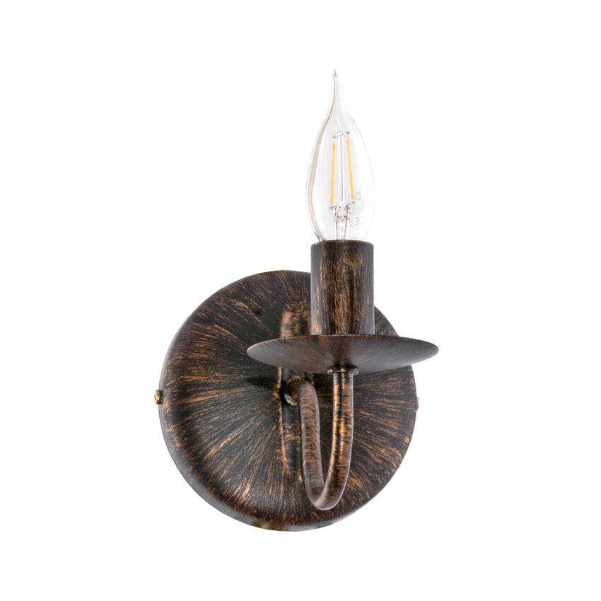 KINKIET ŚCIENNY LED DO ŁAZIENKI NAD LUSTRO RETRO VINTAGE 1xE14 ELEN NEGRO 11-363