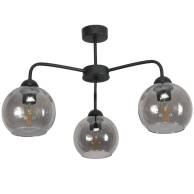 Plafon sufitowy industrialny loft czarny ROGER 13-782