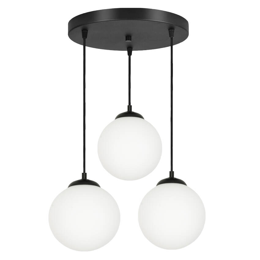 LAMPA WISZĄCA SUFITOWA ŻYRANDOL ZWIS DO SALONU NOWOCZESNA LED 3xE14 BRONX 14-0822