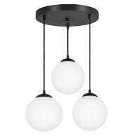 LAMPA WISZĄCA SUFITOWA ŻYRANDOL ZWIS DO SALONU NOWOCZESNA LED 3xE14 BRONX 14-0822