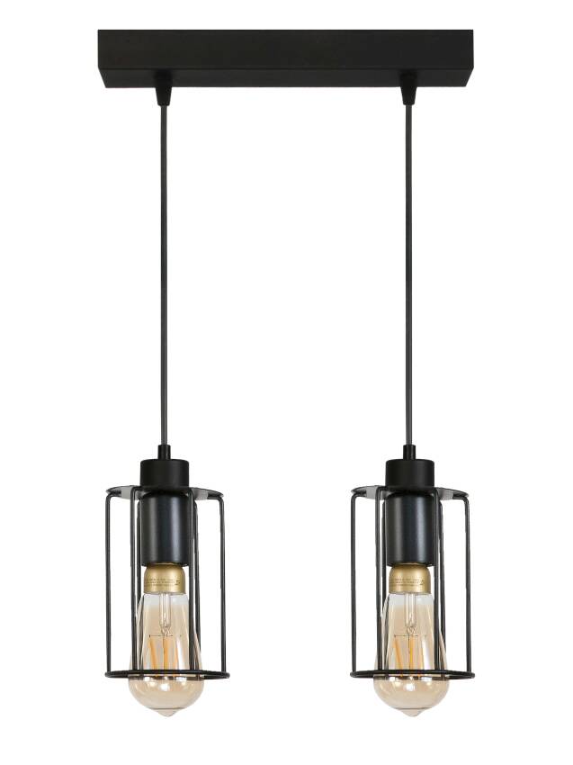 Lampa, wisząca, sufitowa, industrialna, loft, czarna, INGRID, 14-358