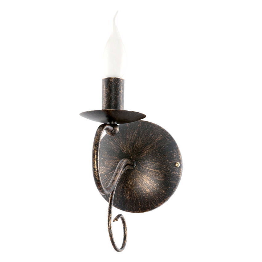 KINKIET ŚCIENNY ŁAZIENKOWY NAD LUSTRO LED RETRO VINTAGE STARE ZŁOTO 1xE14 ADIS 10-593