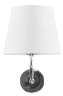 Lampa wisząca sufitowa chromowa abażur biały KARINA BIANCO 11-503