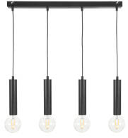 Lampa wisząca sufitowa industrialna loft czarna LIVIA 12-561