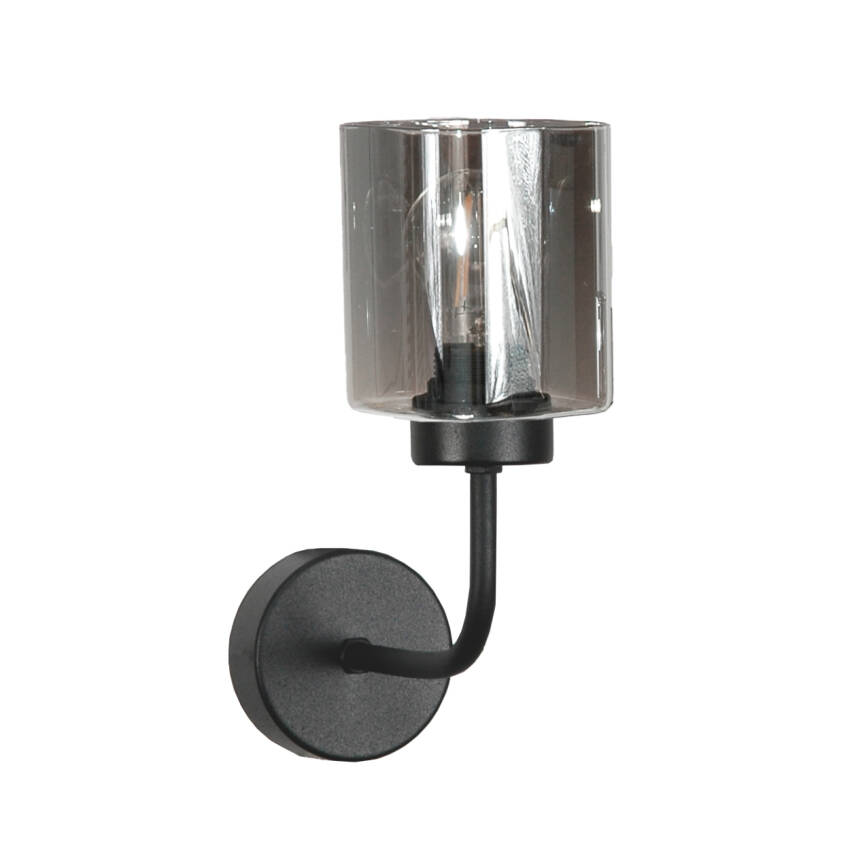 KINKIET DO ŁAZIENKI ŚCIENNY NAD LUSTRO GRAFIT KLOSZ LOFT LED 1xE27 15-413 JASTAR