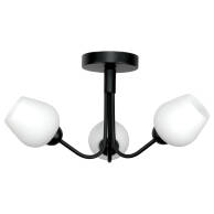 LAMPA WISZĄCA SUFITOWA ŻYRANDOL LED DO POKOJU LOFT BIAŁE KLOSZE 3xE27 15-302 SOFIA