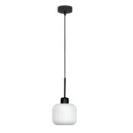 LAMPA WISZĄCA SUFITOWA ZWIS LED BIAŁY KLOSZ LOFT NOWOCZESNA 1xE27 BEKA BIANCO 14-965