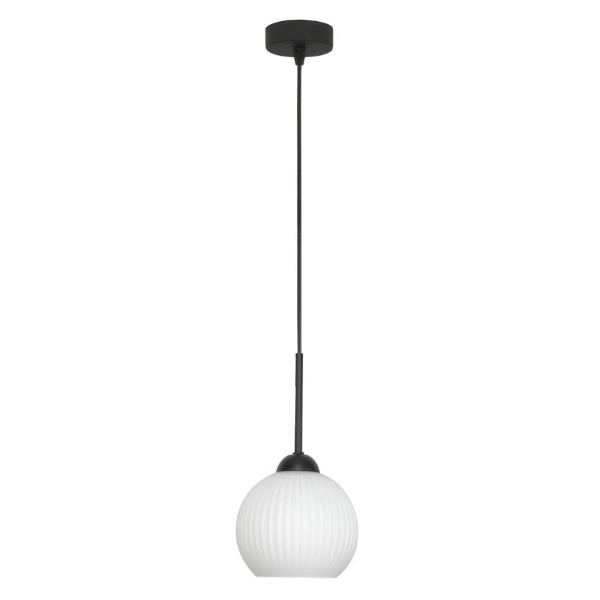 LAMPA WISZĄCA SUFITOWA ZWIS ŻYRANDOL KULA BIAŁA NAD STÓŁ GLAMOUR LED 1xE27 FIONA 14-985