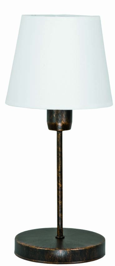 Lampa stołowa czarna  z abażurem RUTH NEGRO 11-916