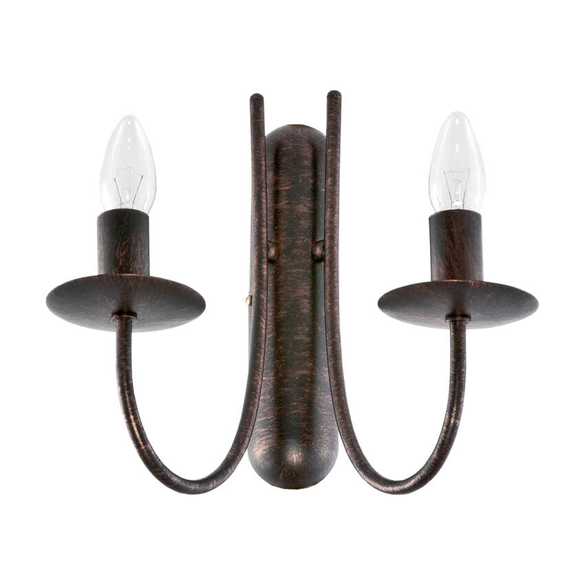 KINKIET ŚCIENNY ŁAZIENKOWY NAD LUSTRO LED VINTAGE 2xE14 LUMEN OLD 714