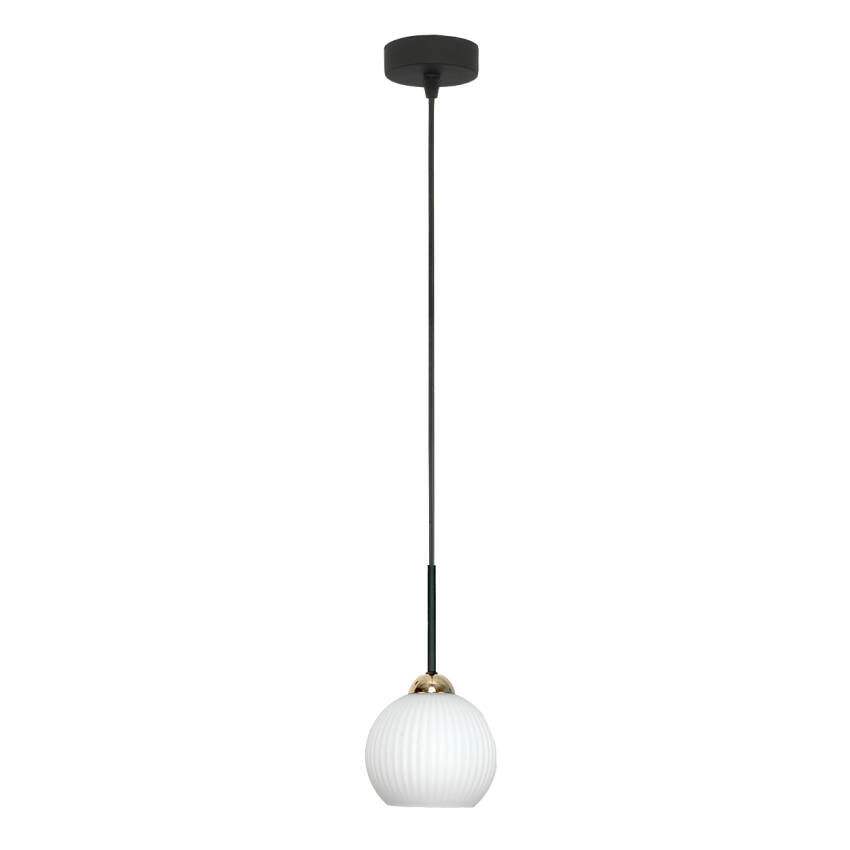 LAMPA WISZĄCA SUFITOWA ZWIS ŻYRANDOL GLAMOUR NAD STÓŁ DO SALONU LED 1xE27 FIONA 14-995